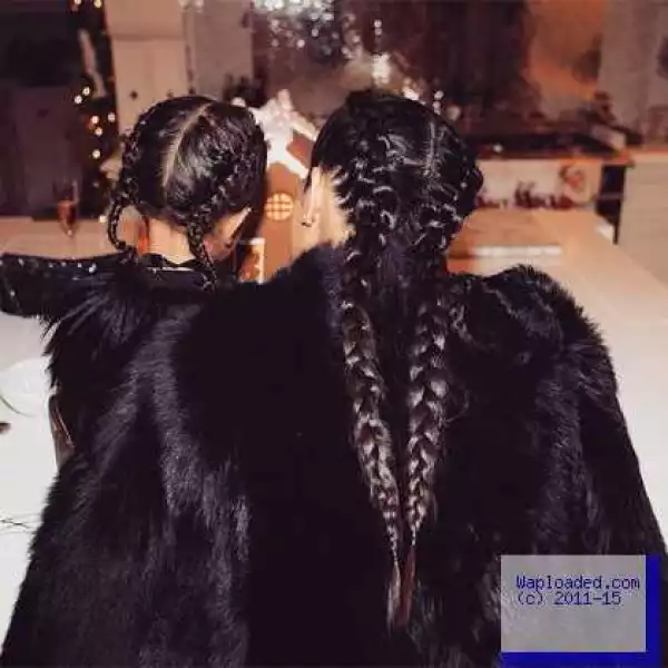 Kim Kardashian & North West Rock Matching Hairstyles